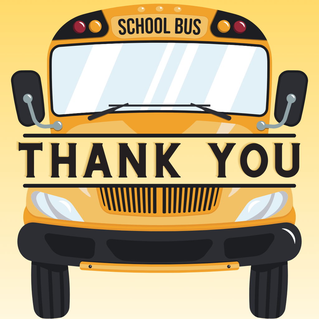 thank you school bus drivers