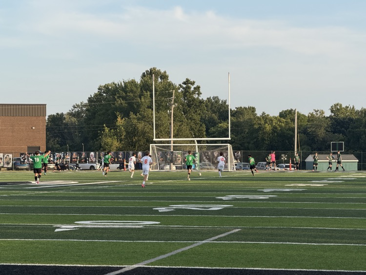 view from end of field