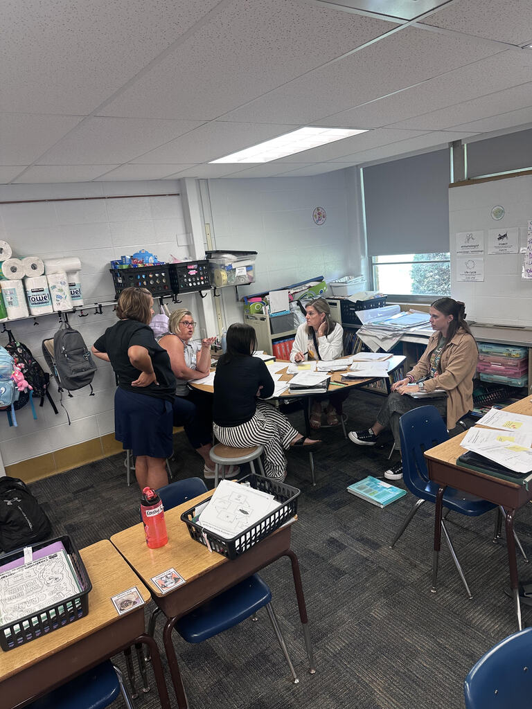 3rd Grade Math Teachers Working With Curriculum