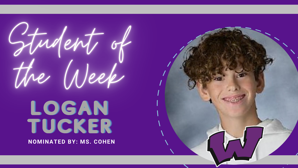 Congratulations to our Students of the Week, DaTayleeyah Mills and Logan Tucker.