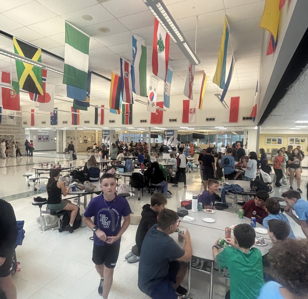 Hanging with friends in the Commons.