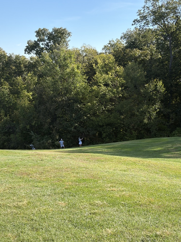 Andrea’s approach shot