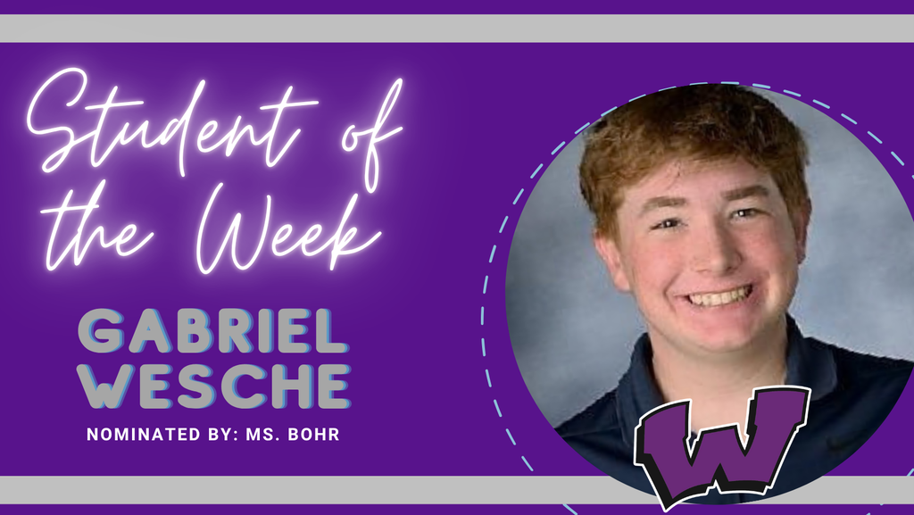 Congratulations to our Students of the Week, Isabella Maurer and Gabriel Wesche!