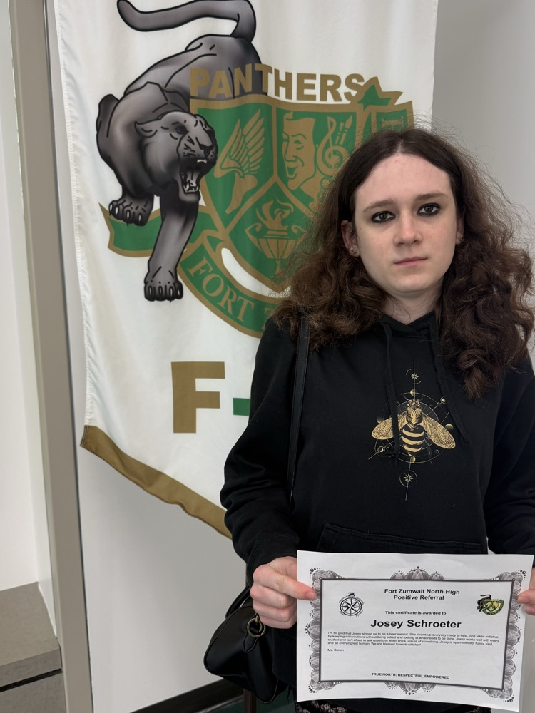 Josey positive office referral!