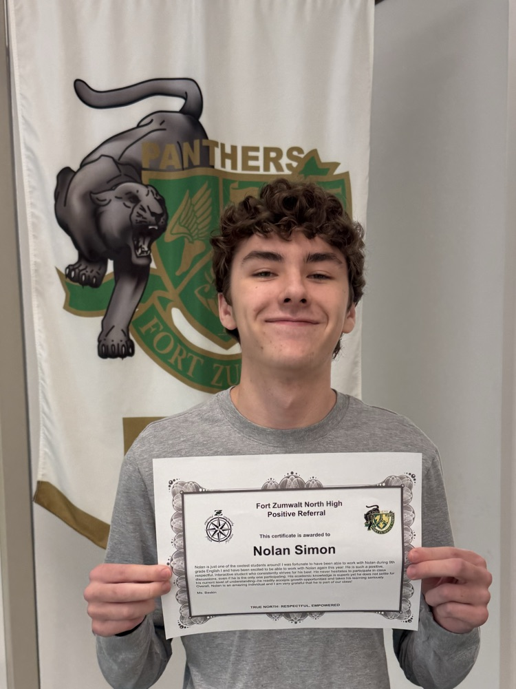 Nolan positive office referral!