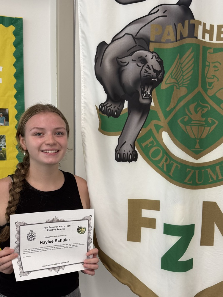 Haylee positive office referral!