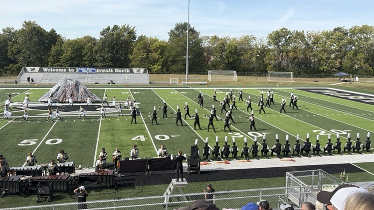 Our Lion Pride band starting the show