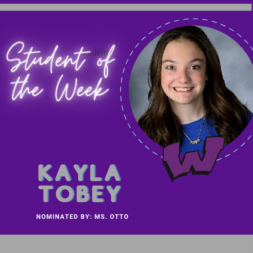 Congratulations to our Students of the Week – Kaya Muenala and Kayla Tobey!