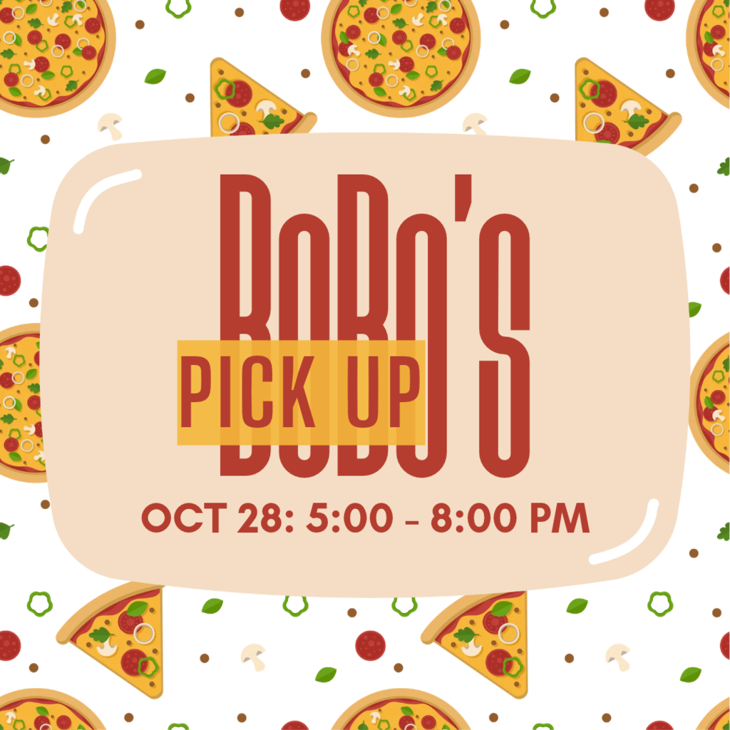 bobos pick up 10/28 5-8 pm