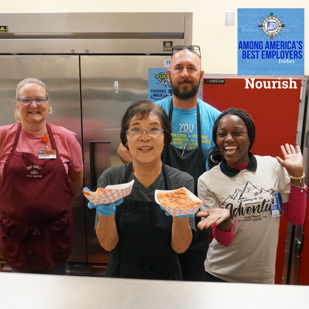 Our Student Nutrition Team serves more than 9,000 meals daily