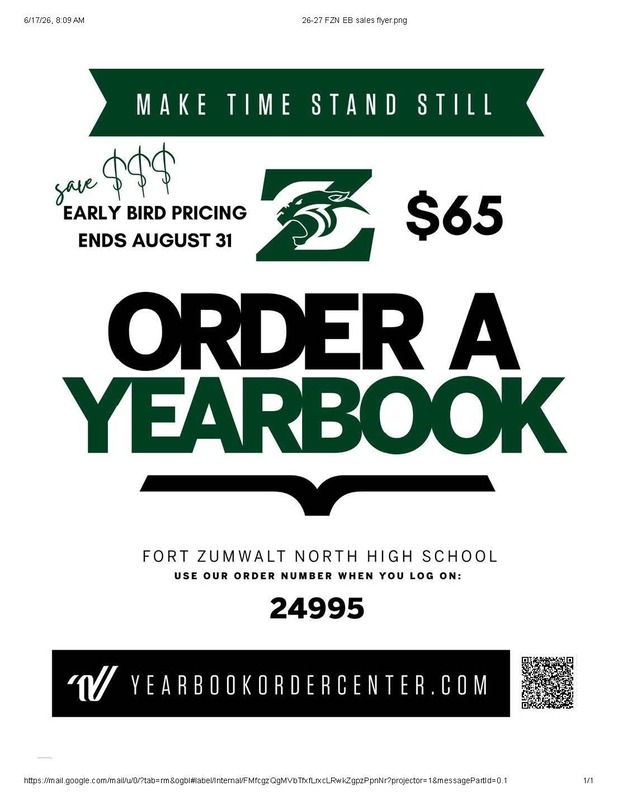 yearbook flier