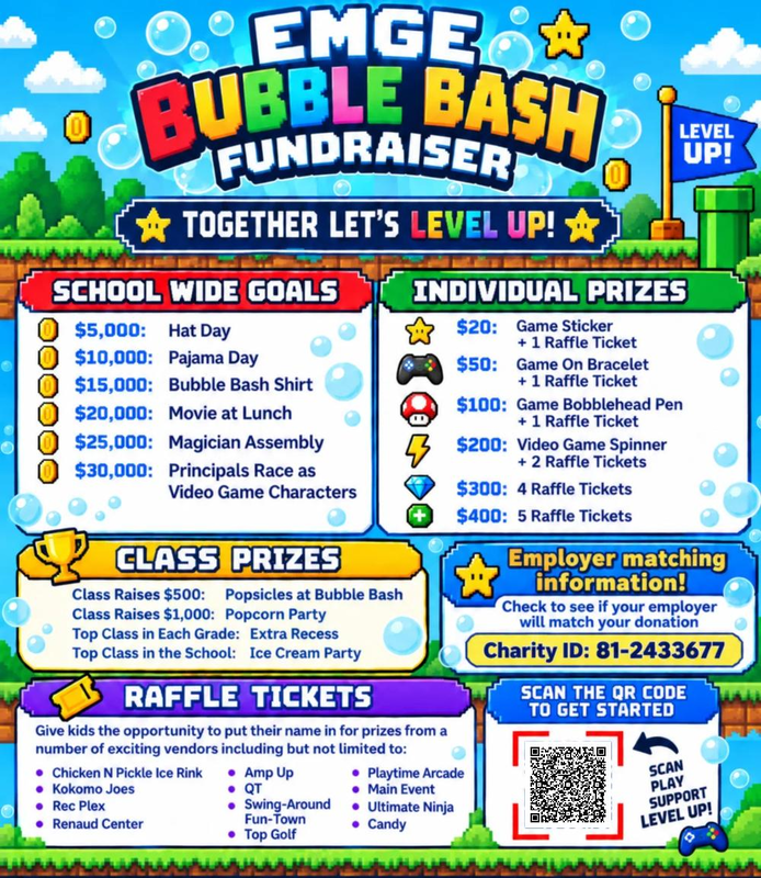 Emge Bubble Bash Fundraiser