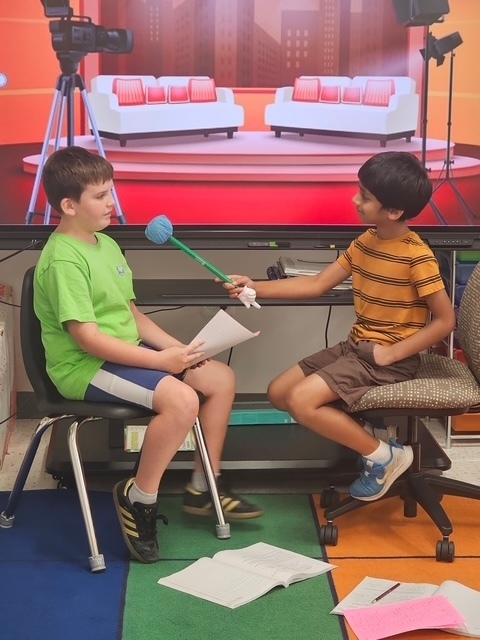 Firebirds interviewing eachother on Personal Narrative Stories 