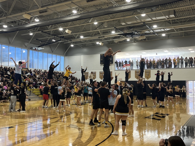 Powderpuff at pep rally
