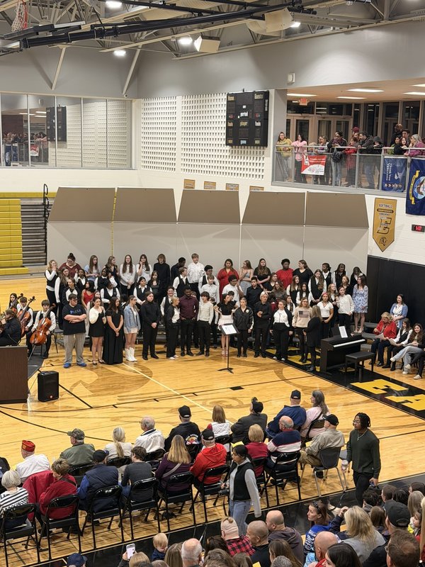 DuBray and East Choir Performing