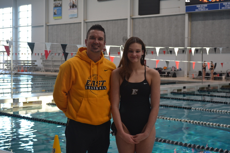 Mr. Loutzenhiser and Lily Schaefer