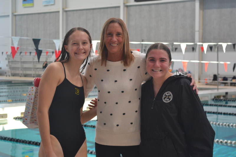 Mrs. Hayes, Olivia Walker, and Marissa Uptain