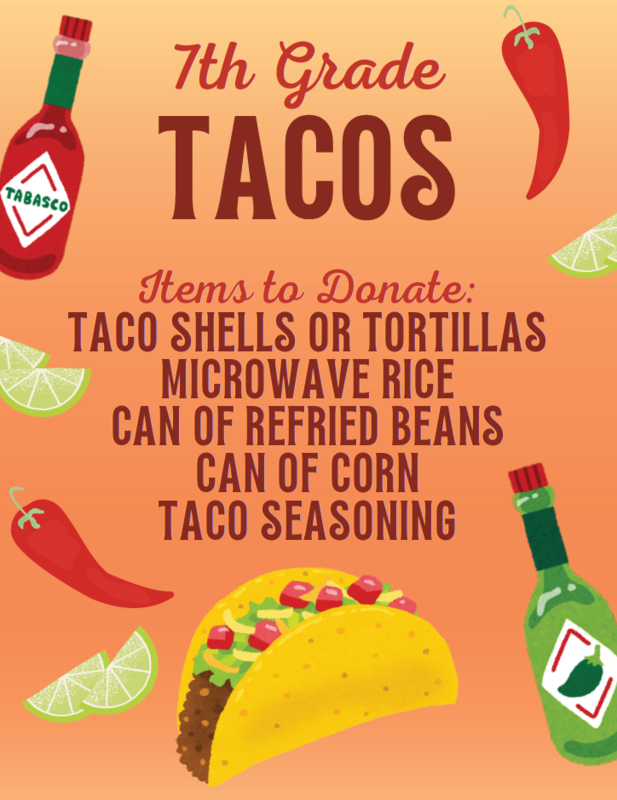 7th Grade - Tacos
