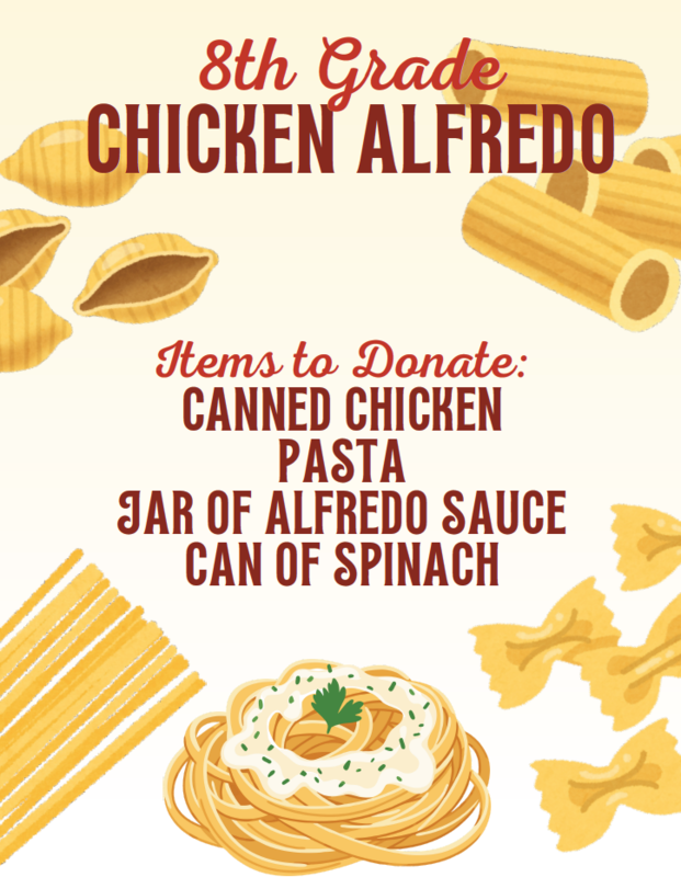 8th Grade - Chicken Alfredo