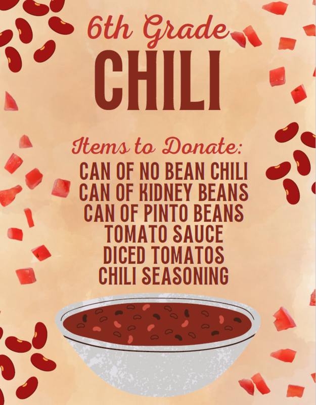 6th Grade - Chili