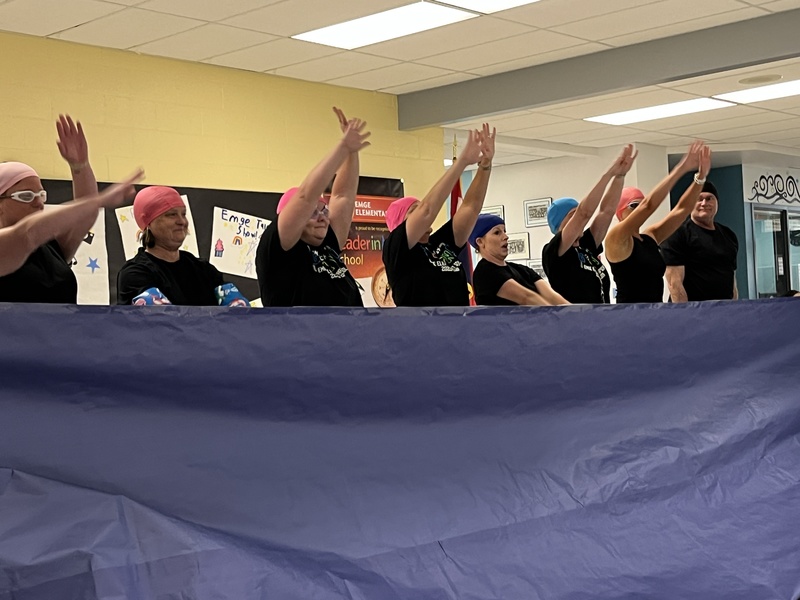 staff "swimming"