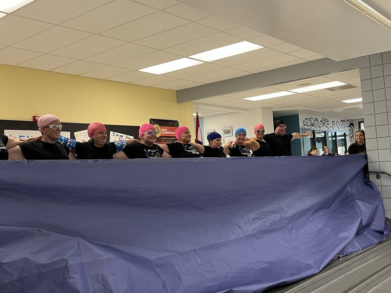 staff "swimming"