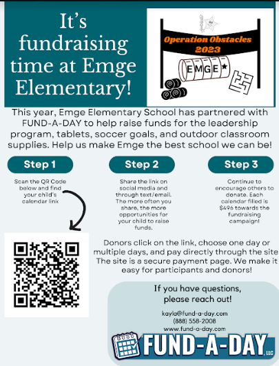 Emge 2023 Fundraiser Flyer