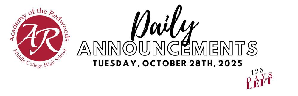 Daily Announcements