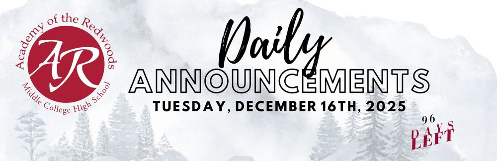 Daily Announcements