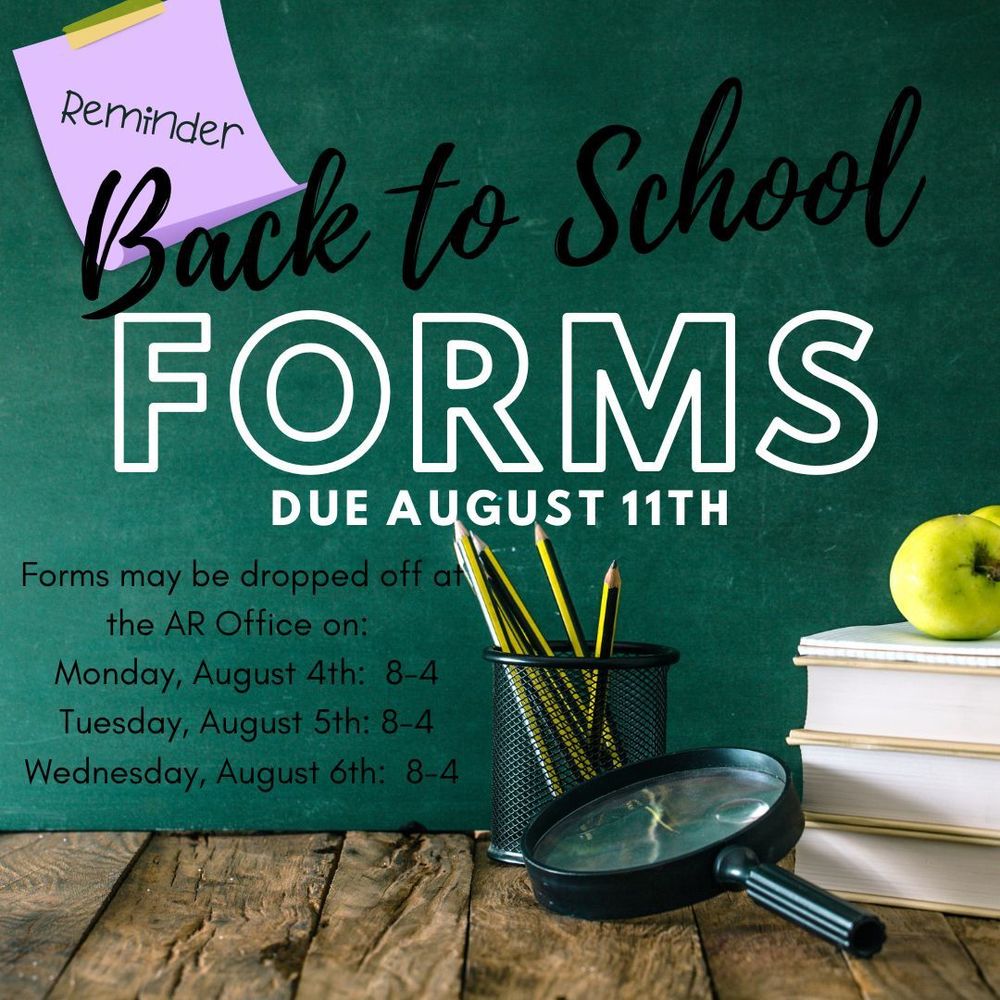 Back to School Forms