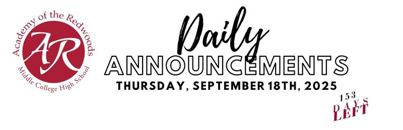 Daily Announcements