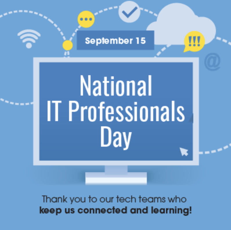 I.T. Professionals Day is Sept. 15, 2027!