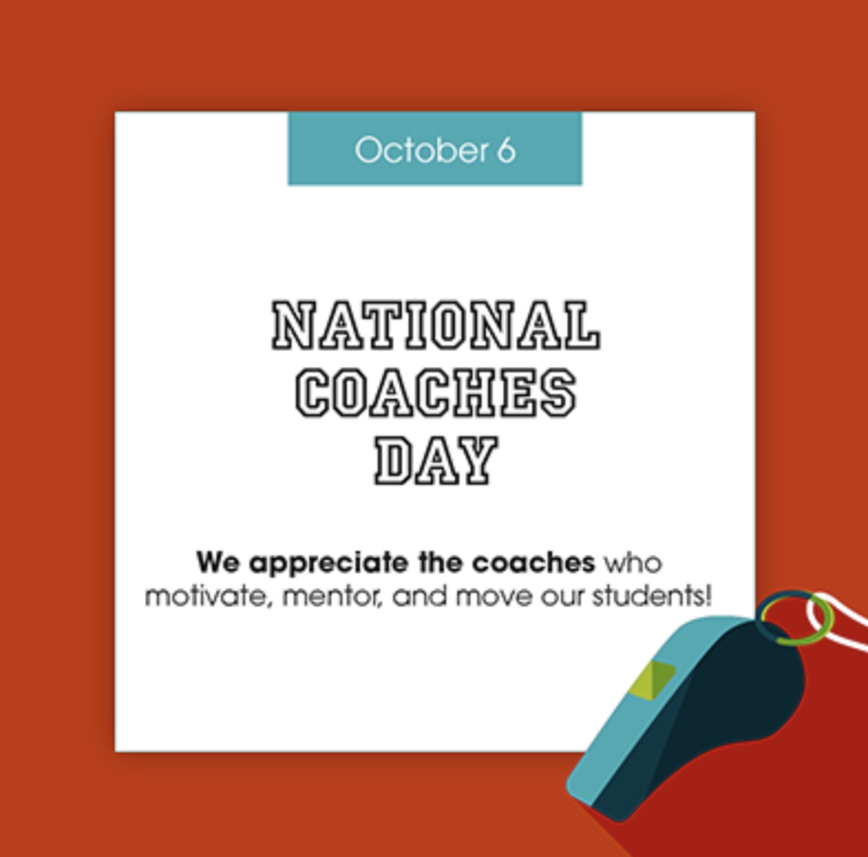 October 6th is "National Coaches Day"!