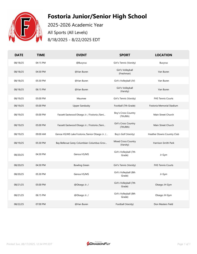 August 18-22