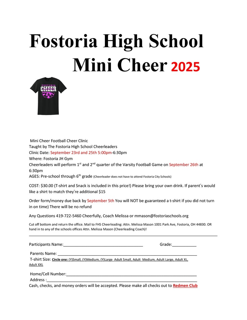 Mini Cheer 2025
