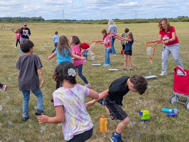 2nd grade bubble party