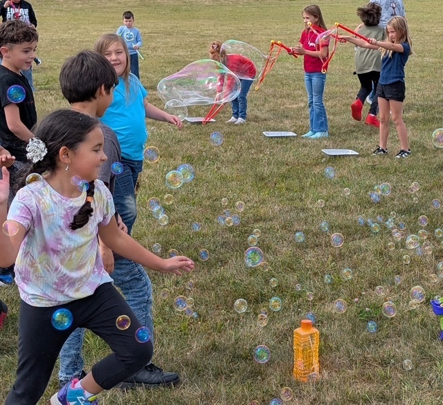 2nd grade bubble party