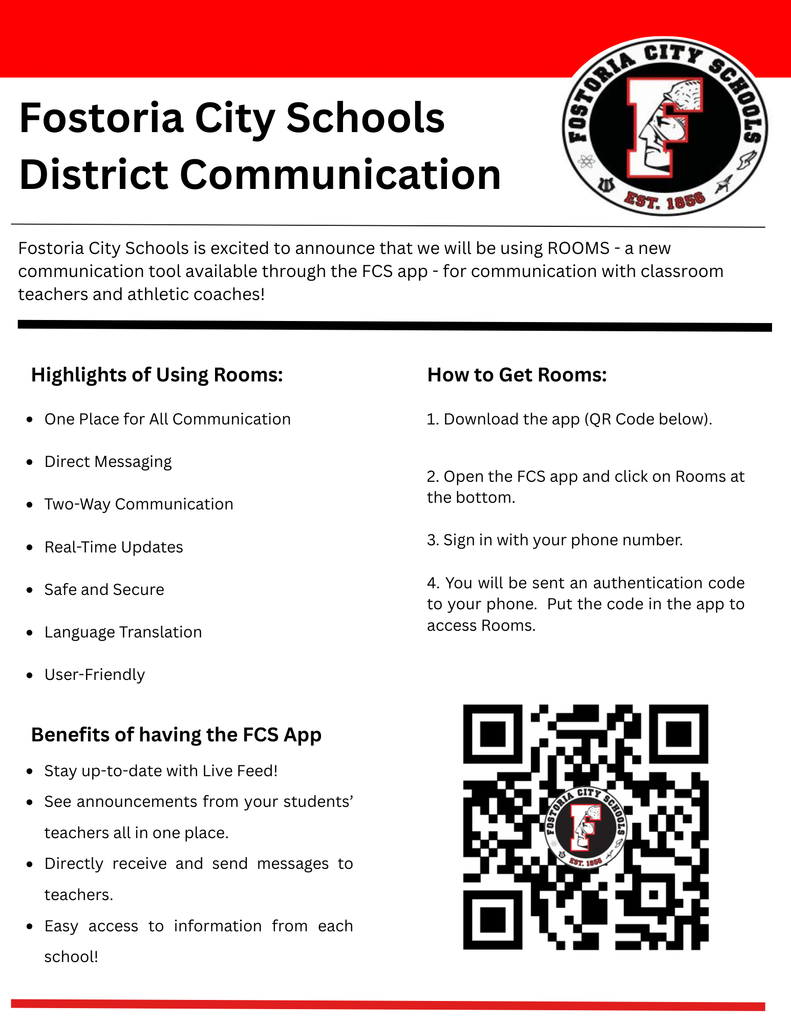 FCS Rooms Info
