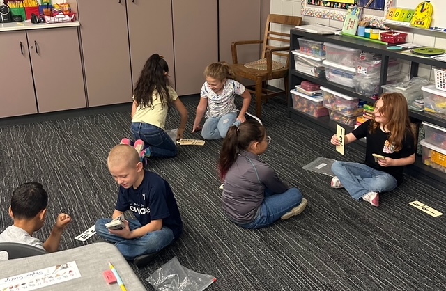 Peer tutoring with Mrs. Davoli