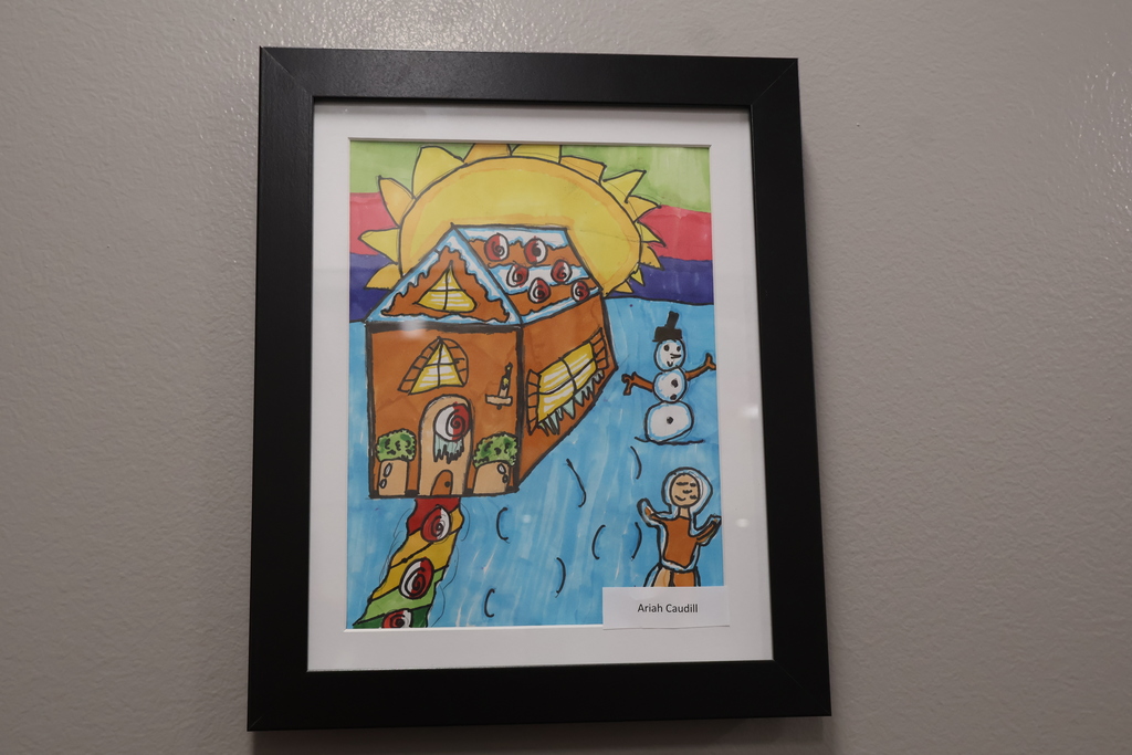 Student Artwork on display