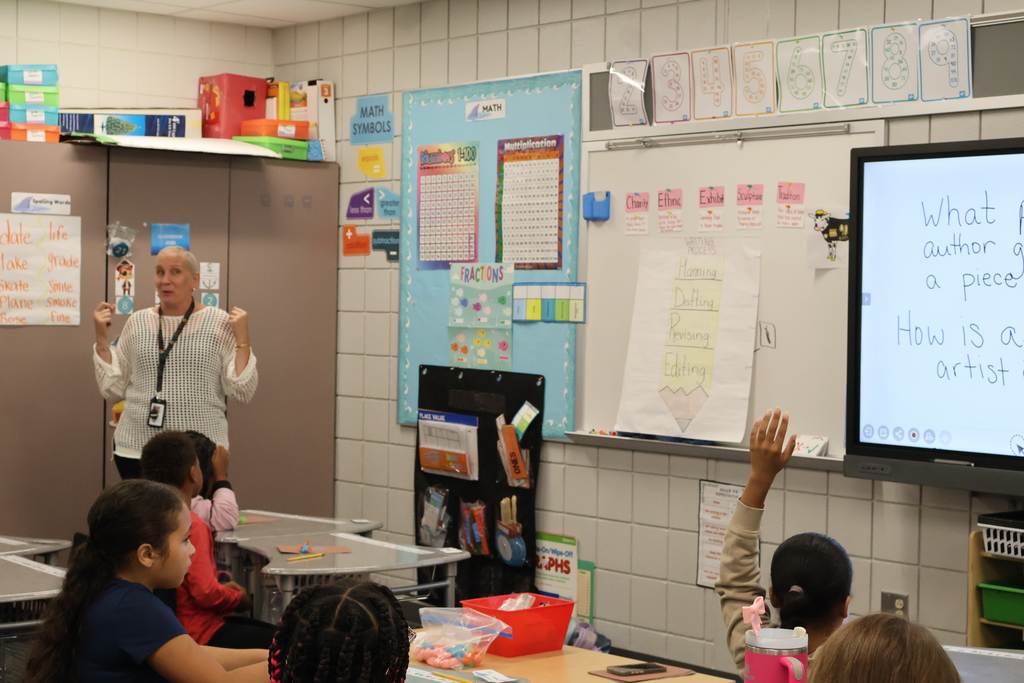 How is an author like an artist?  3rd grade writing lesson.