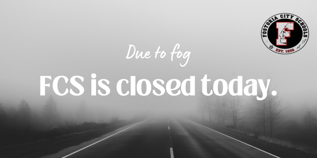 Closed fog day sign