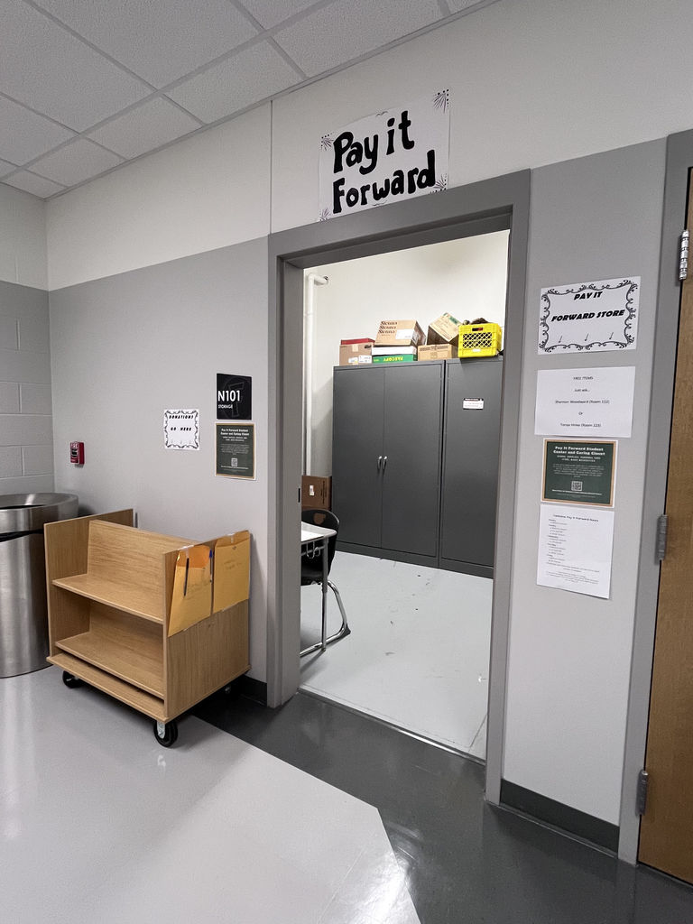 Pay it Forward store at FJSHS