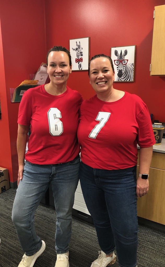 Mrs. Berrier and Mrs. Fletcher twinning