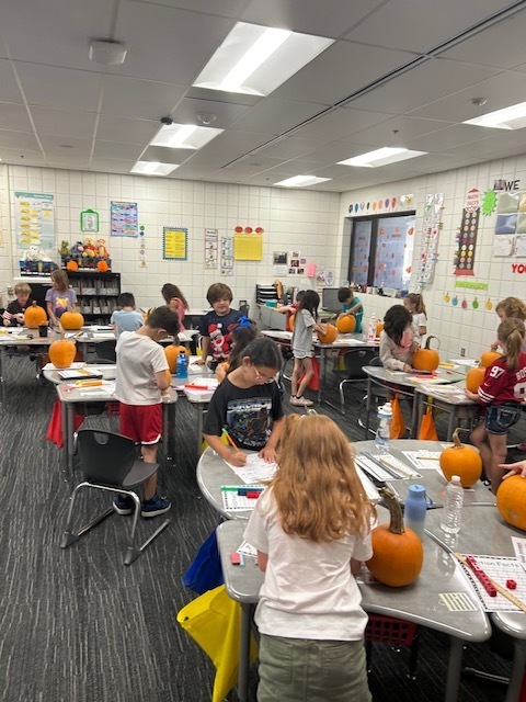 Pumpkin, Math, and Science fun in Mrs. Davoli's class