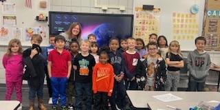 Mrs. Foster attendance award for October