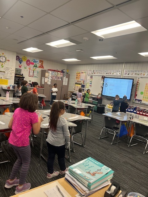 Mrs. Davoli's class - practicing trick words