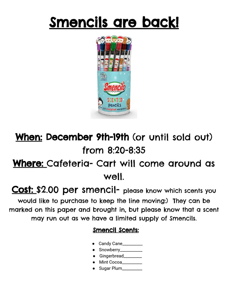 Smencils sale at FES