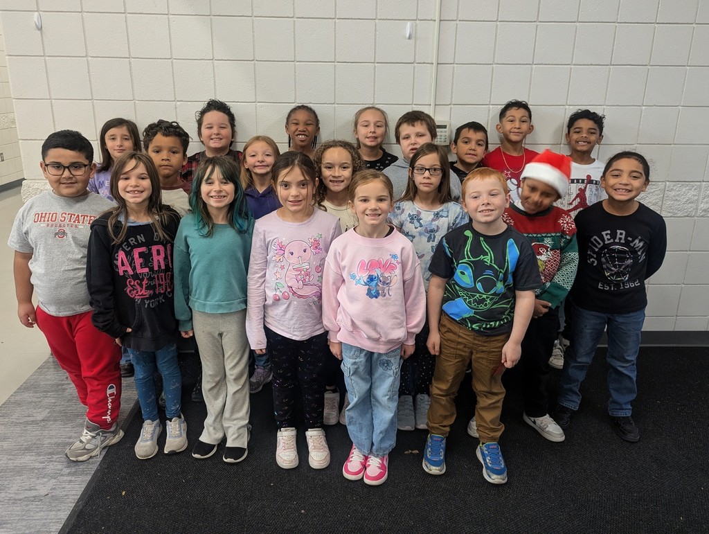 2nd grade attendance award winners for November