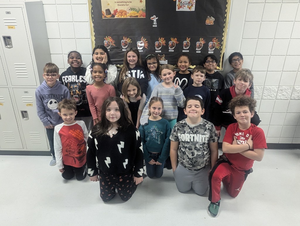 3rd grade attendance winners for November